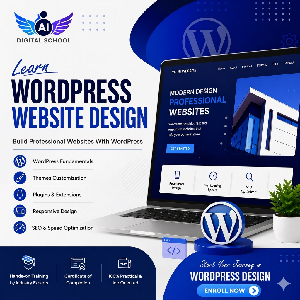 WordPress Website Design Training Institute Jabalpur