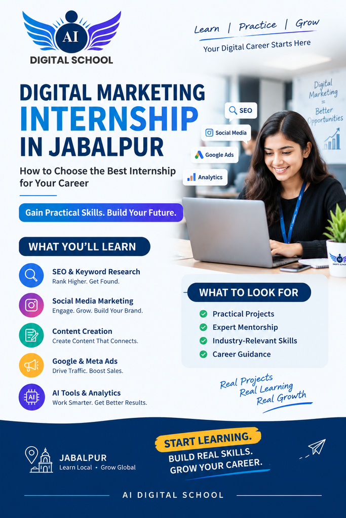 Digital Marketing Internship in Jabalpur