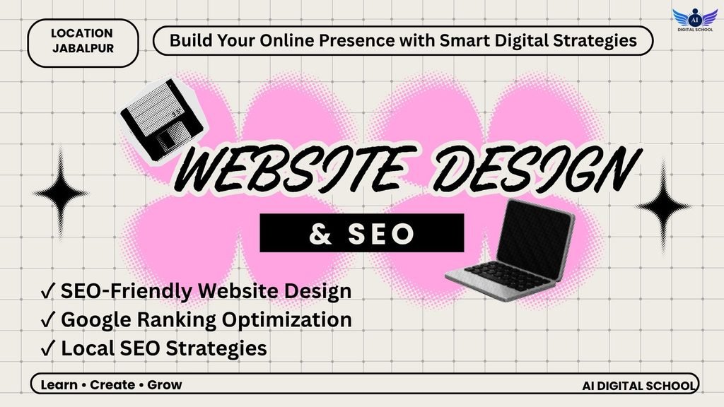 Website design and SEO in Jabalpur by AI Digital School.